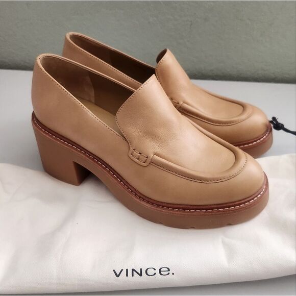 New! VINCE Rowe Leather Lug Loafer Women's Size 7 - Picture 8 of 8